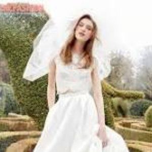 Monique Lhuillier wedding dress skirt & petticoat